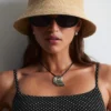 Woven Straw Bucket Hat