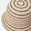 Woven Straw Bucket Hat