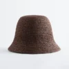 Woven Straw Bucket Hat