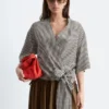 Wrap-Front Blouse
