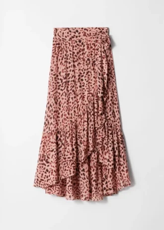 Wrap Midi Skirt