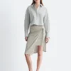 Wrap Midi Skirt