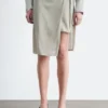 Wrap Midi Skirt