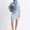 Wrap Shirt Mini Dress