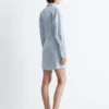 Wrap Shirt Mini Dress
