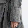 Wrap Shirt Mini Dress