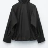 Zip-Up Twill Jacket