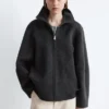 Zip-Up Wool Jacket