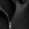 Zip-Up Wool Jacket