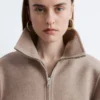 Zip-Up Wool Jacket