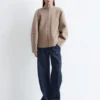 Zip-Up Wool Jacket