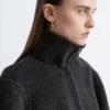 Zip-Up Wool Jacket