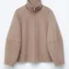 Zip-Up Wool Jacket