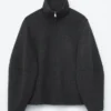 Zip-Up Wool Jacket