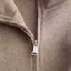 Zip-Up Wool Jacket